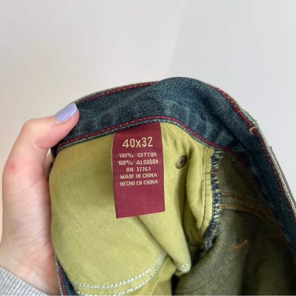 Men’s Perry Ellis Dark Wash Straight Jeans - Picture 5 of 5